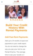 How rentalkharma.com looks like on a mobile device such as an iPhone.
