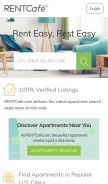 How rentcafe.com looks like on a mobile device such as an iPhone.