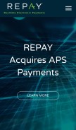 How repay.io looks like on a mobile device such as an iPhone.