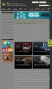 How replicamade.is looks like on a mobile device such as an iPhone.