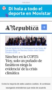How republica.com looks like on a mobile device such as an iPhone.