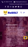How republicschools.in looks like on a mobile device such as an iPhone.