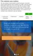 How resco.net looks like on a mobile device such as an iPhone.