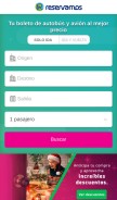 How reservamos.mx looks like on a mobile device such as an iPhone.