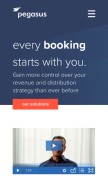 How reservations-page.com looks like on a mobile device such as an iPhone.