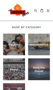 How resist.zone looks like on a mobile device such as an iPhone.