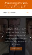 How responselogix.com looks like on a mobile device such as an iPhone.