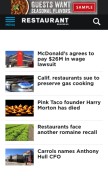 How restaurantbusinessonline.com looks like on a mobile device such as an iPhone.