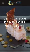 How restaurantdulaclepont.com looks like on a mobile device such as an iPhone.