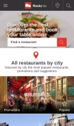 How resto.be looks like on a mobile device such as an iPhone.