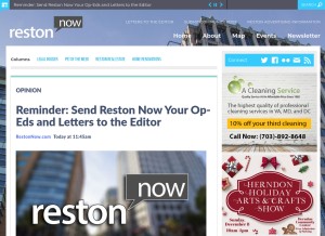 How restonnow.com looks like on a tablet such as an iPad.