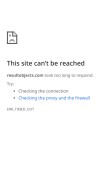 How resultobjects.com looks like on a mobile device such as an iPhone.