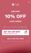 How revelnail.com looks like on a mobile device such as an iPhone.