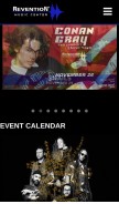 How reventionmusiccenter.com looks like on a mobile device such as an iPhone.