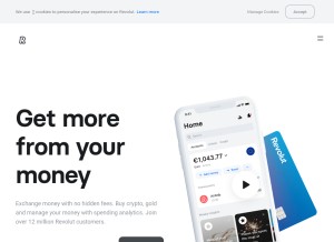 How revolut.com looks like on a tablet such as an iPad.