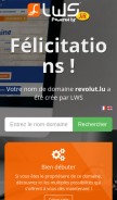 How revolut.lu looks like on a mobile device such as an iPhone.