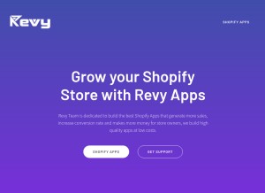How revy.io looks like on a tablet such as an iPad.
