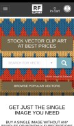 How rfclipart.com looks like on a mobile device such as an iPhone.
