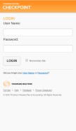 How riacheckpoint.com looks like on a mobile device such as an iPhone.