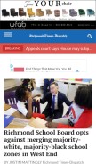 How richmond.com looks like on a mobile device such as an iPhone.