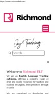 How richmondelt.com looks like on a mobile device such as an iPhone.