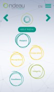 How rideau.com looks like on a mobile device such as an iPhone.