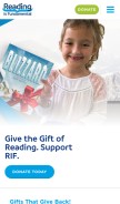 How rif.org looks like on a mobile device such as an iPhone.