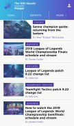 How riftherald.com looks like on a mobile device such as an iPhone.