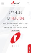 How rimtex.com looks like on a mobile device such as an iPhone.