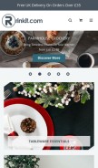 How rinkit.com looks like on a mobile device such as an iPhone.