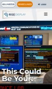 How risedisplay.com looks like on a mobile device such as an iPhone.