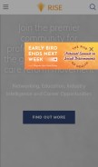 How risehealth.org looks like on a mobile device such as an iPhone.