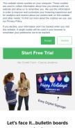 How risevision.com looks like on a mobile device such as an iPhone.