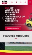 How ritehite.com looks like on a mobile device such as an iPhone.
