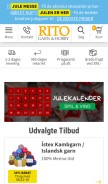 How rito.dk looks like on a mobile device such as an iPhone.