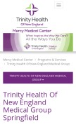 How riverbendmedical.com looks like on a mobile device such as an iPhone.