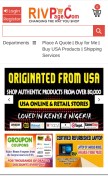 How rivpage.com looks like on a mobile device such as an iPhone.