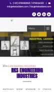 How rksladders.com looks like on a mobile device such as an iPhone.