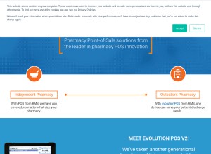How rm-solutions.com looks like on a tablet such as an iPad.