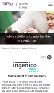 How roamdata.com looks like on a mobile device such as an iPhone.