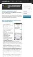How roaringsurf.com looks like on a mobile device such as an iPhone.