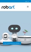 How robart.cc looks like on a mobile device such as an iPhone.