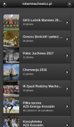 How robertmachowicz.pl looks like on a mobile device such as an iPhone.