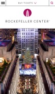 How rockefellercenter.com looks like on a mobile device such as an iPhone.