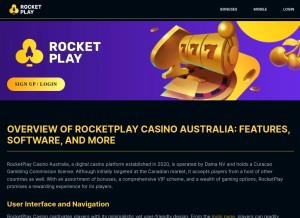How rocket-casino.online looks like on a tablet such as an iPad.