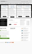 How romania-webhosting.com looks like on a mobile device such as an iPhone.