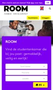 How room.nl looks like on a mobile device such as an iPhone.