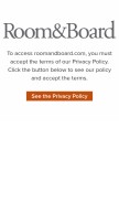 How roomandboard.com looks like on a mobile device such as an iPhone.
