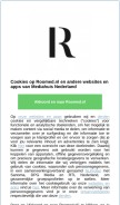 How roomed.nl looks like on a mobile device such as an iPhone.