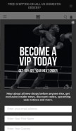 How rootsoffight.com looks like on a mobile device such as an iPhone.